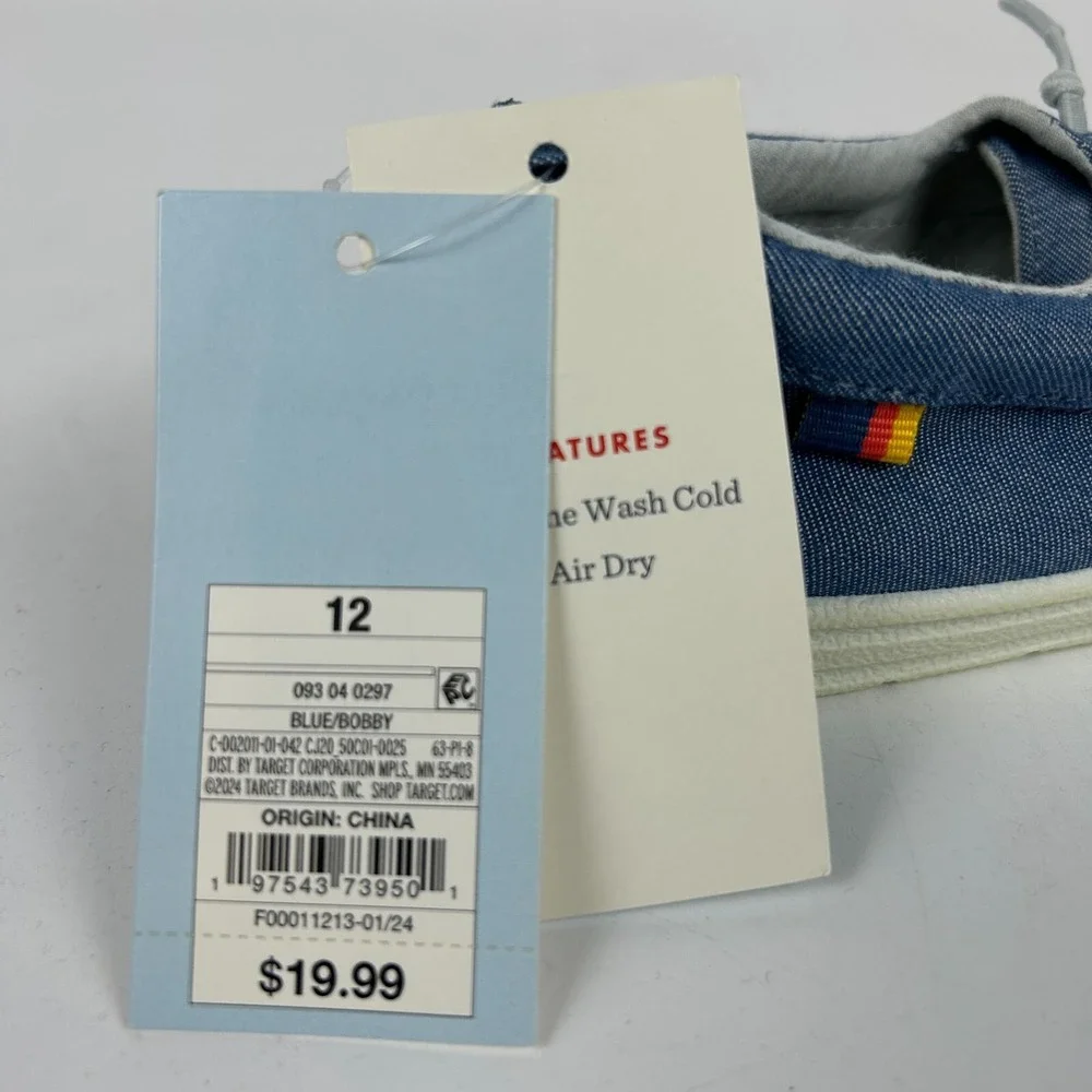 Toddler Bobby Slip-On Sneakers Blue - Cat & Jack - SIZE‎ 12